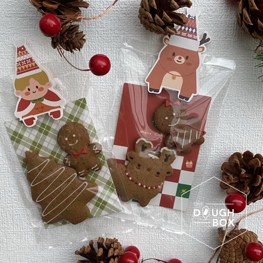 Gingerbread Small Man & Christmas Tree Cookie Pack