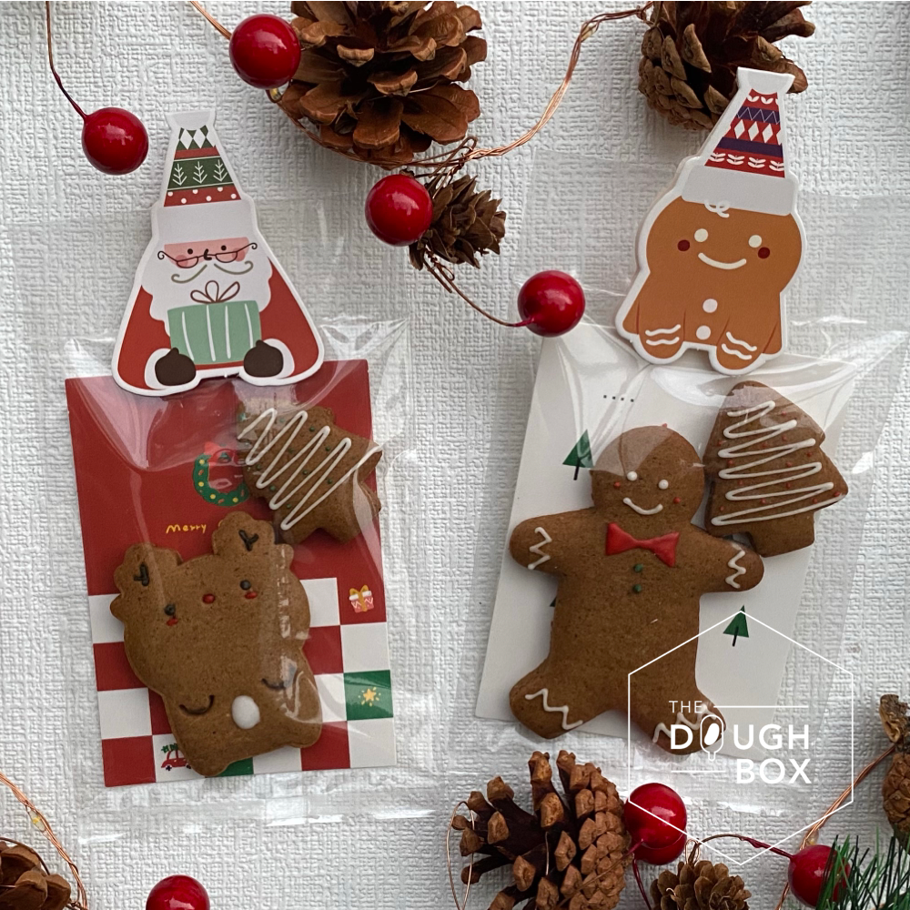 Gingerbread Small Man & Christmas Tree Cookie Pack