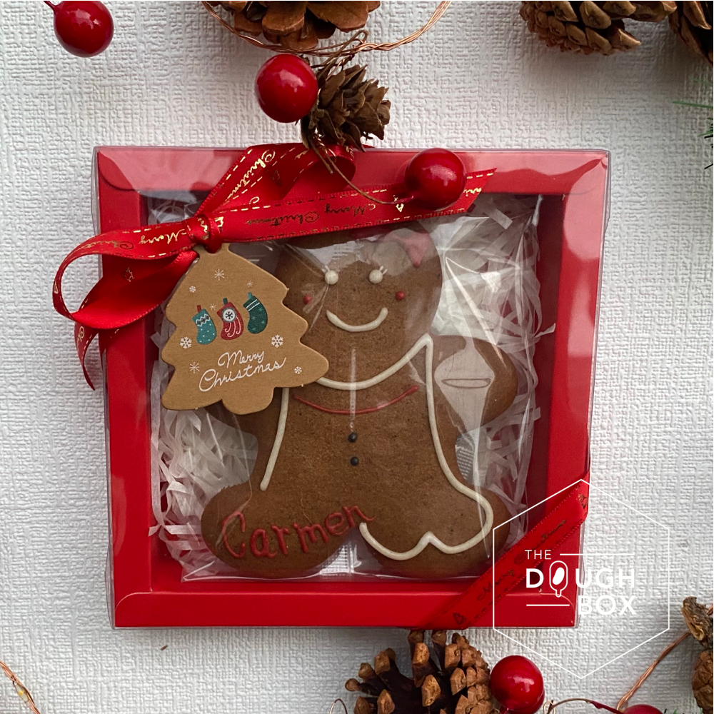 Customised Christmas Gingerbread Men Cookie 訂製薑餅人曲奇(低糖版)