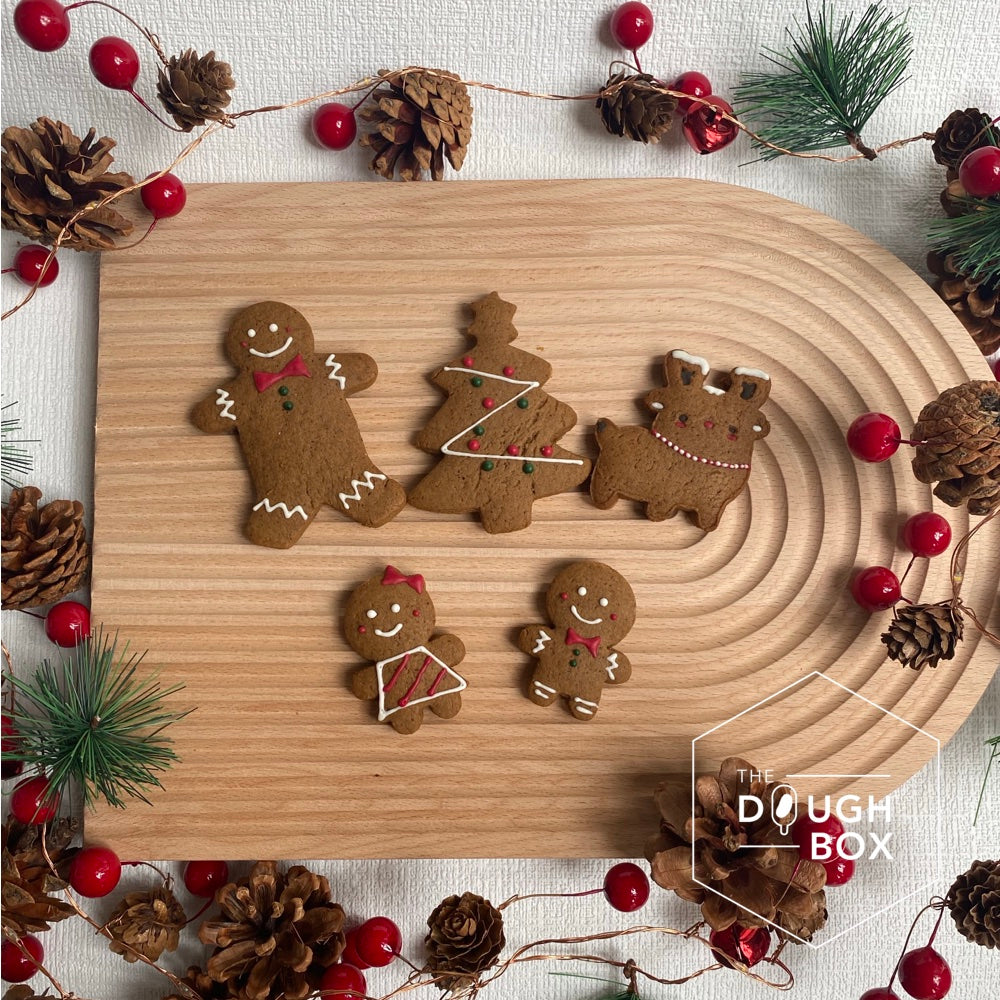 Gingerbread Small Man & Christmas Tree Cookie Pack