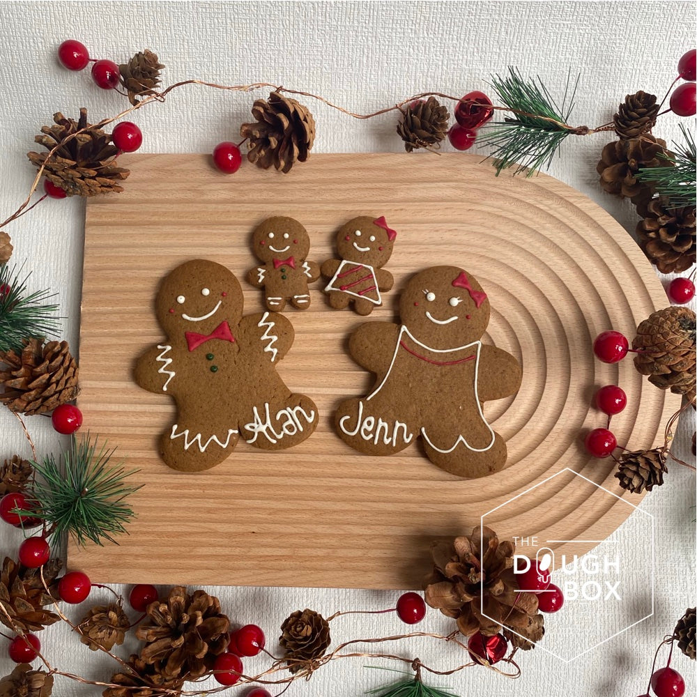 Customised Christmas Gingerbread Men Cookie 訂製薑餅人曲奇(低糖版)